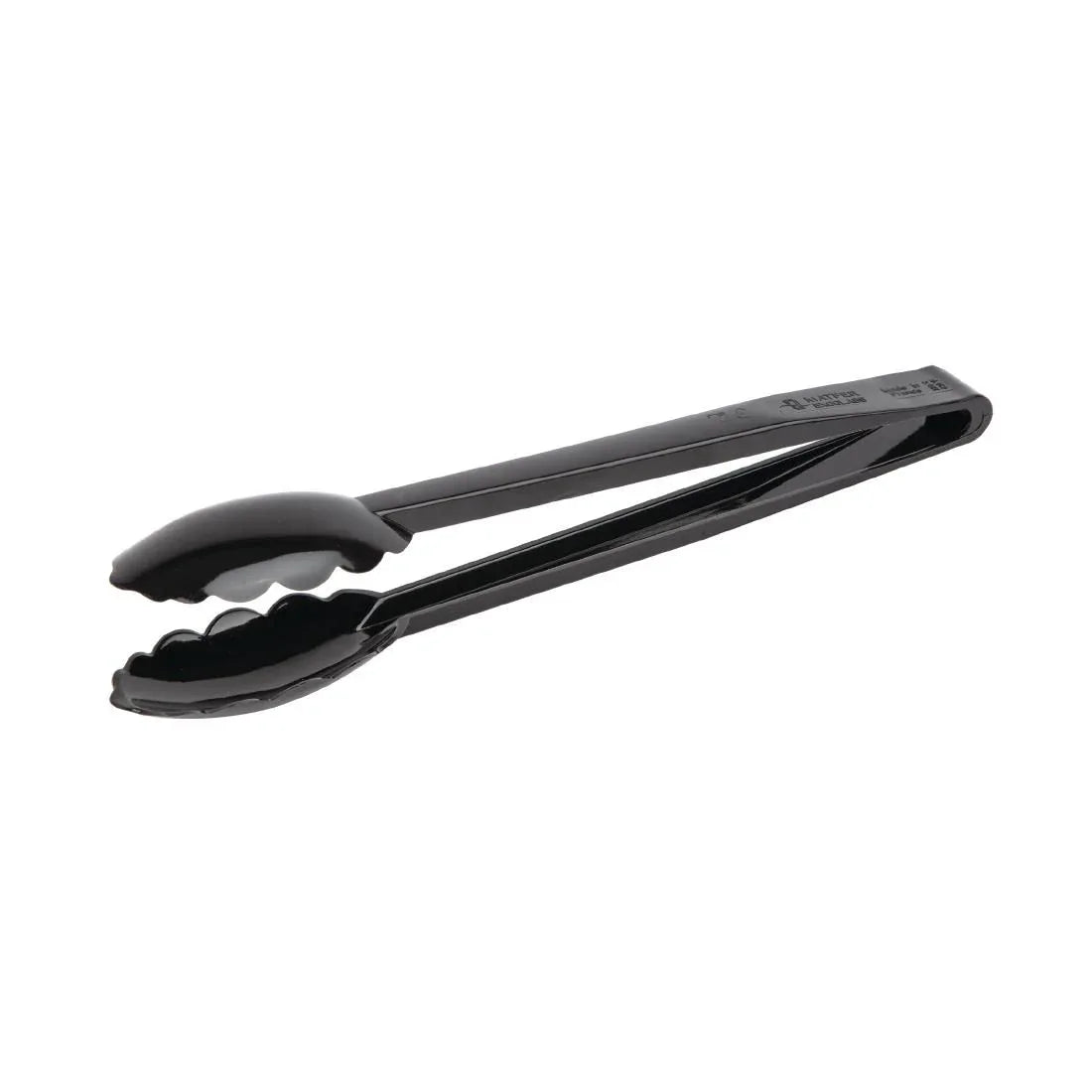 DR321 Matfer Bourgeat Exoglass Tongs Black 12" - JD Catering Equipment Solutions Ltd