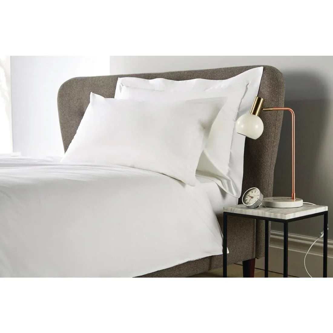 HD227 Mitre Eco Linen - Housewife Pillowcase White 520x780mm (2 pack) - JD Catering Equipment Solutions Ltd