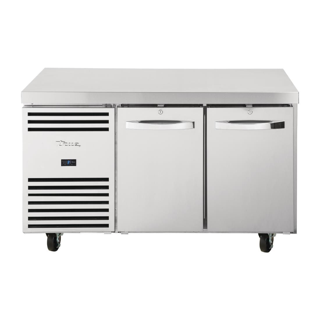 FA034 True Double Door 1/1 GN Counter Fridge TCR1/2-CL-SS-DL-DR