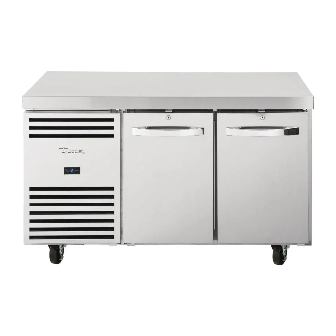 FA034 True Double Door 1/1 GN Counter Fridge TCR1/2-CL-SS-DL-DR - JD Catering Equipment Solutions Ltd