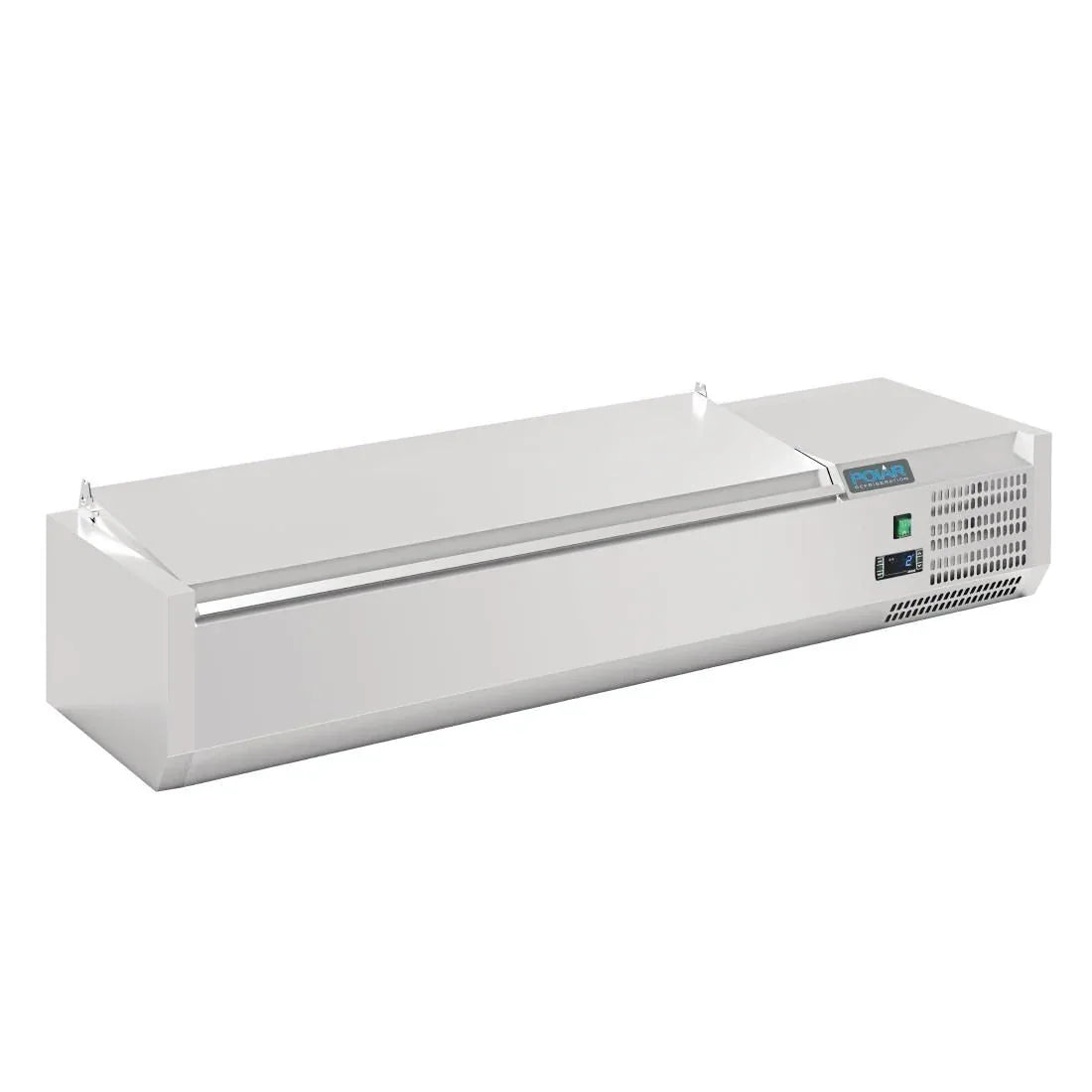 FA854 Polar G-Series Countertop Prep Fridge with Lid 5x 1/4GN - JD Catering Equipment Solutions Ltd