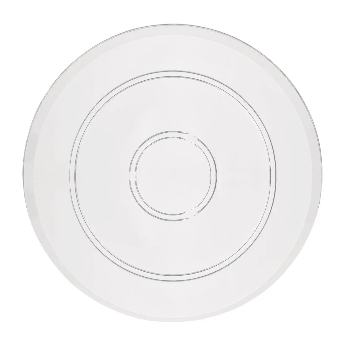 FE474 Olympia Kristallon Polycarbonate Display Plate Clear 345(Ø)mm - JD Catering Equipment Solutions Ltd