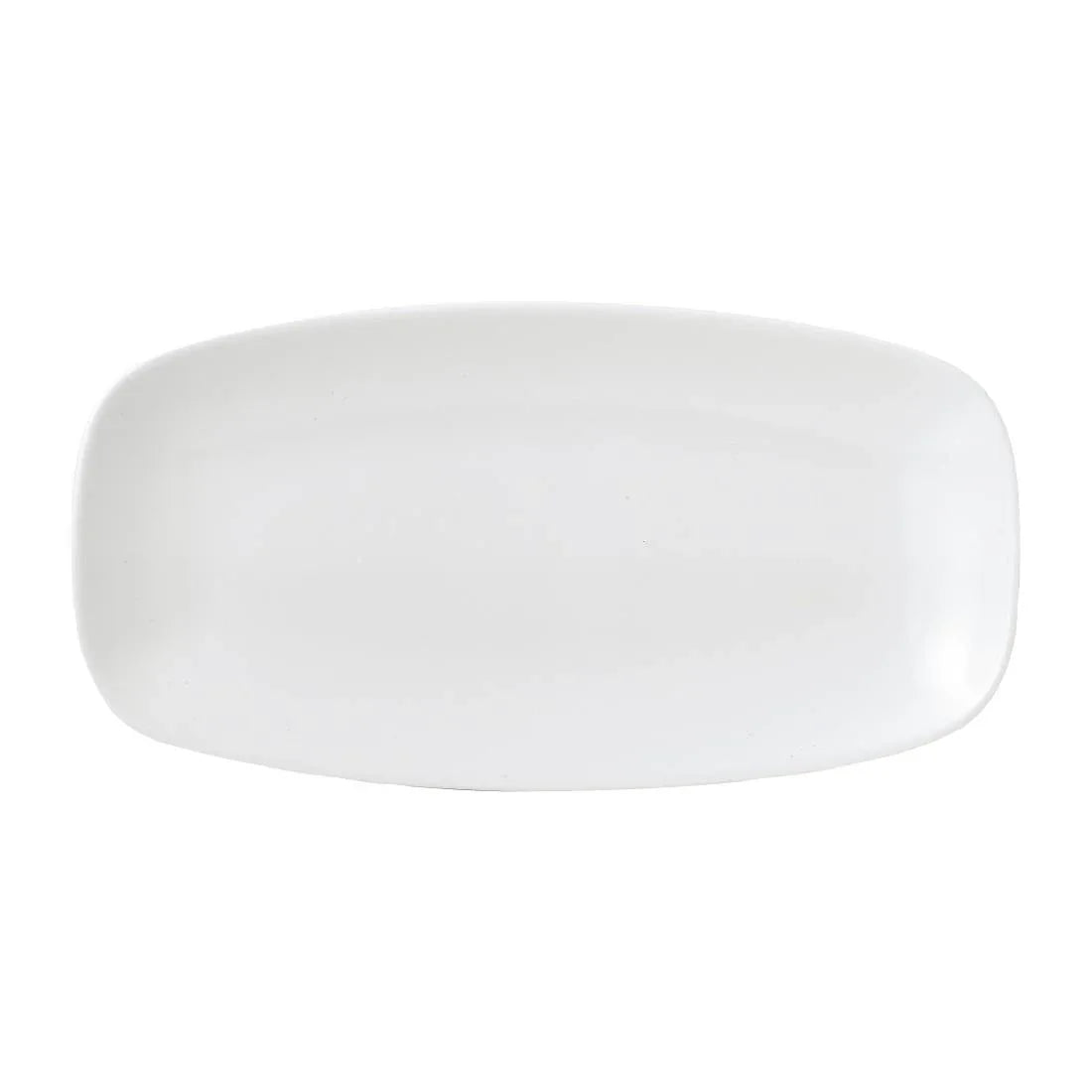 FJ824 Vellum White Chefs' Oblong Plate No. 3 11 3/4 x 6 " (Box 12) - JD Catering Equipment Solutions Ltd