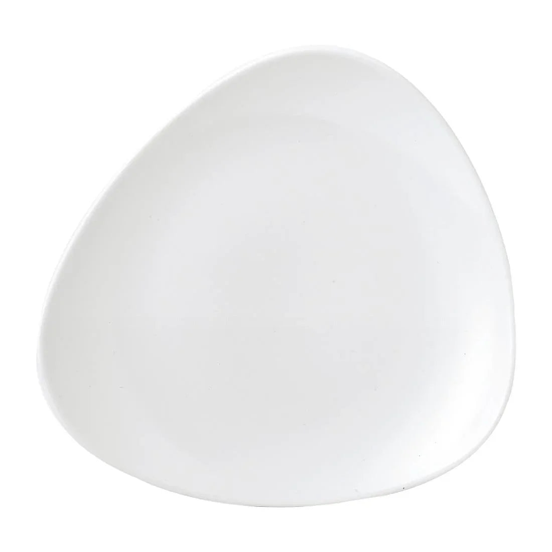 FJ829 Vellum White Triangle Plate 9 " (Box 12) - JD Catering Equipment Solutions Ltd