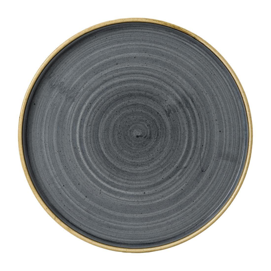 FJ913 Stonecast Blueberry Walled Plate 8 1/4 " (Box 6) - JD Catering Equipment Solutions Ltd