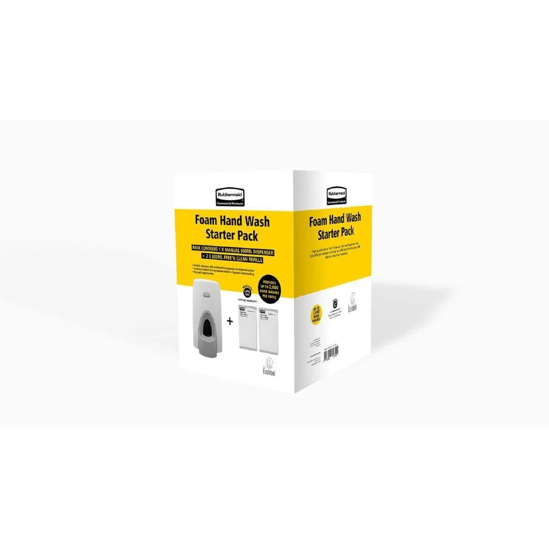 FN396 Rubbermaid Manual Foam Hand Soap Starter Pack 800ml - JD Catering Equipment Solutions Ltd