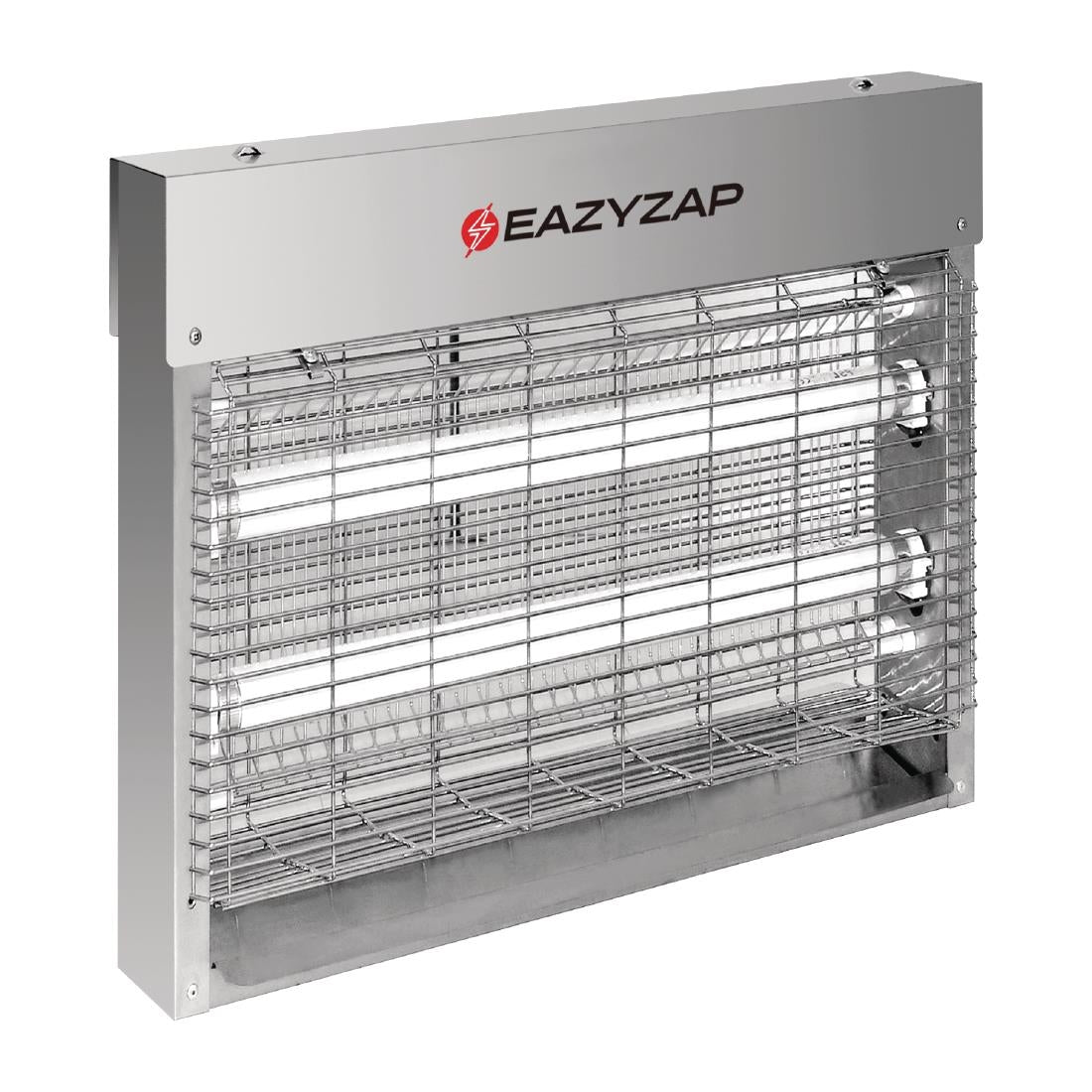 FP983 Eazyzap Energy Efficient Stainless Steel LED Fly Killer 30m²