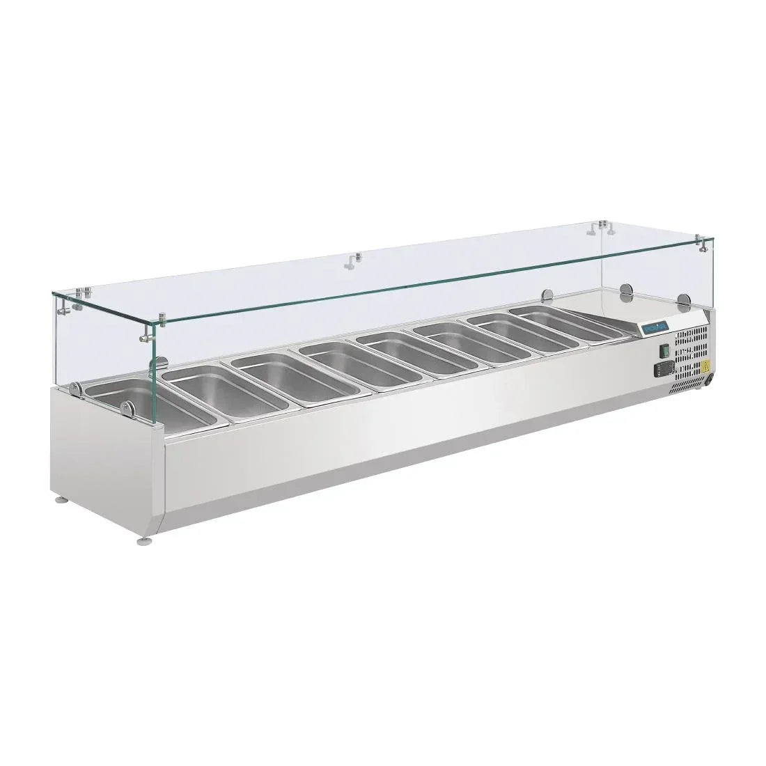 G610 Polar G-Series Countertop Prep Fridge 8x 1/4GN - JD Catering Equipment Solutions Ltd