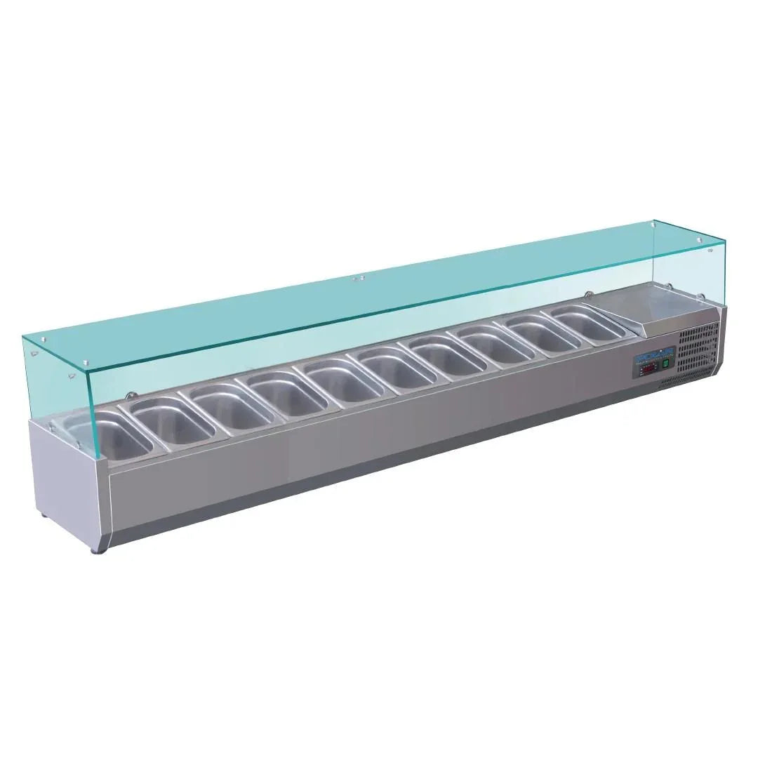 G611 Polar G-Series Countertop Prep Fridge 10x 1/4GN - JD Catering Equipment Solutions Ltd