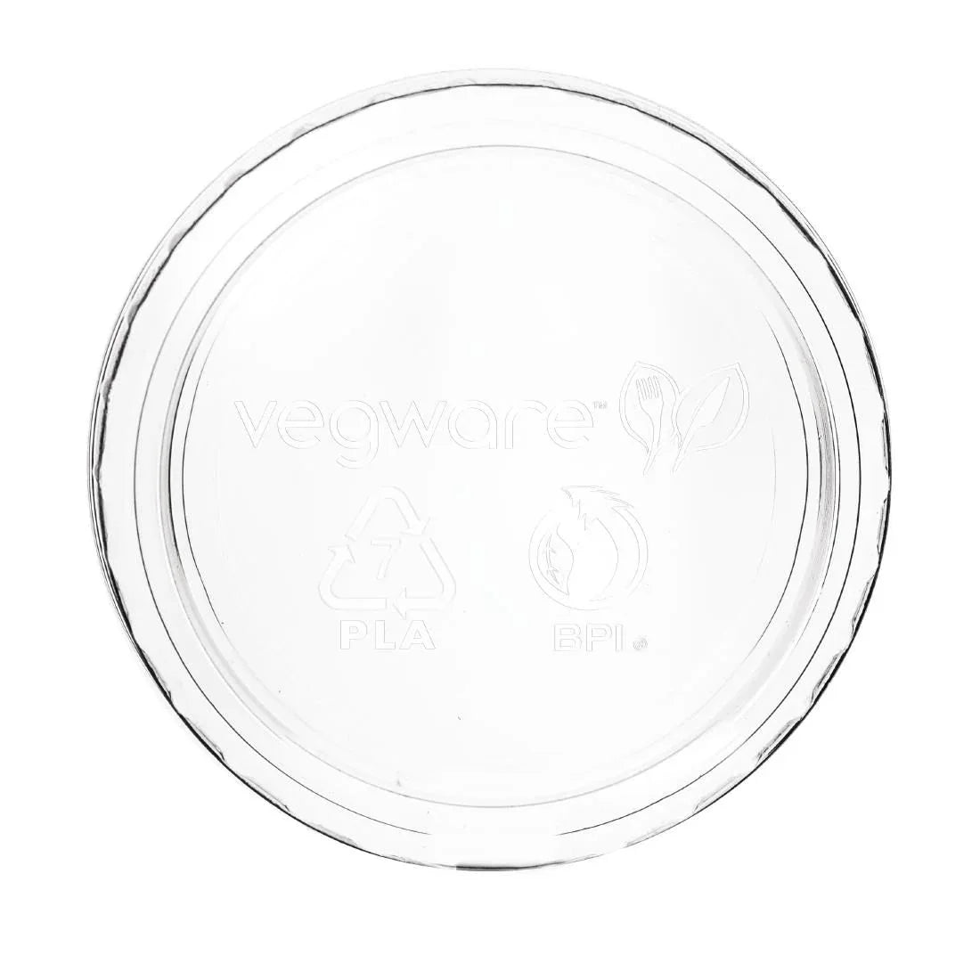 GK104 Vegware Compostable Cold Portion Pot Lids 59ml / 2oz and 118ml / 4oz - JD Catering Equipment Solutions Ltd