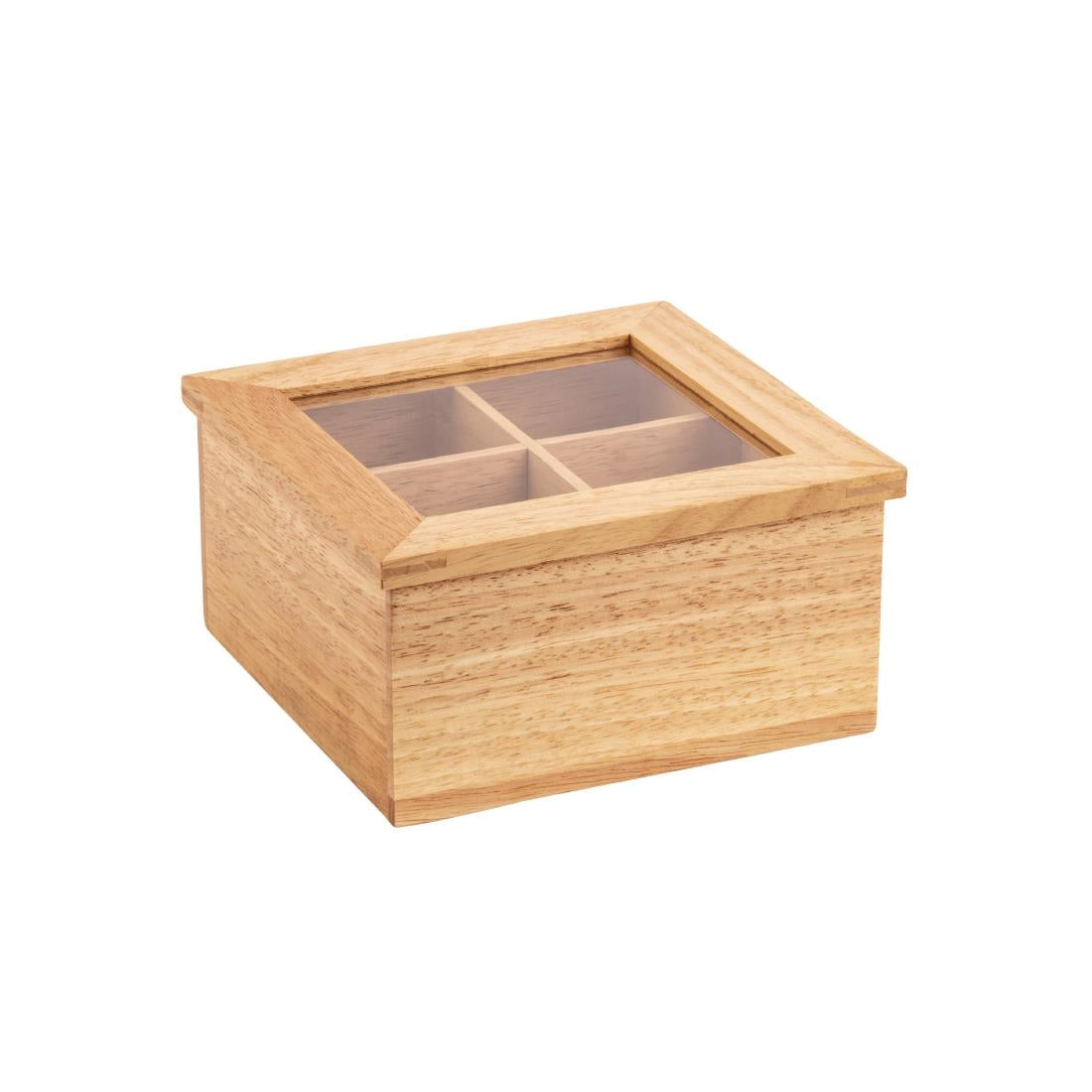 GL089 Olympia Mini Hevea Wood Tea Box