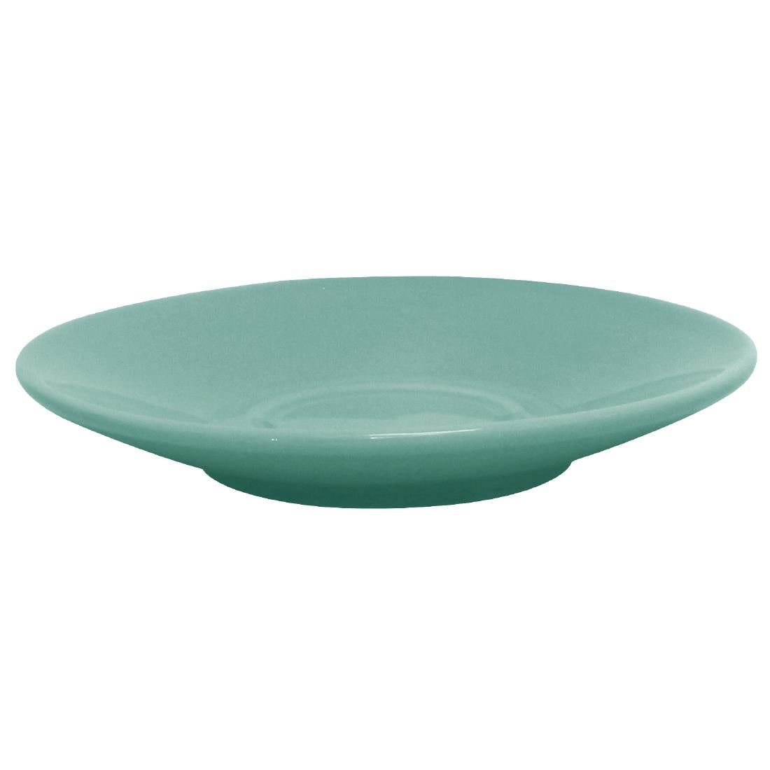 GL463 Olympia Cafe Espresso Saucers Aqua 116.5mm (Pack of 12)