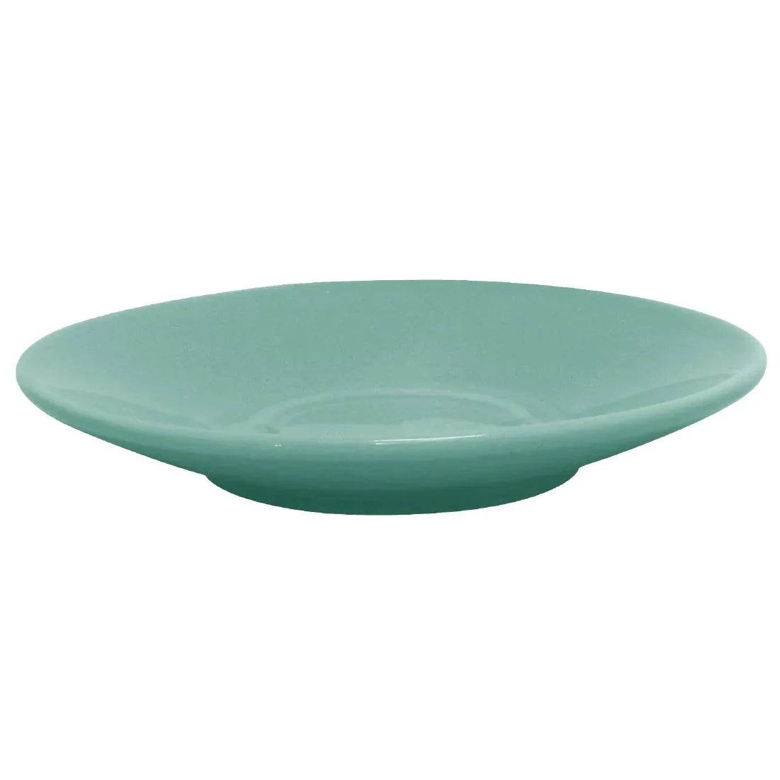 GL463 Olympia Cafe Espresso Saucers Aqua 116.5mm (Pack of 12) - JD Catering Equipment Solutions Ltd