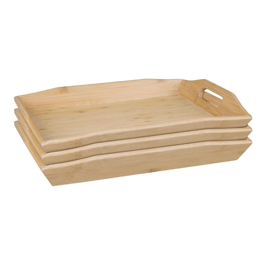 GM249 Olympia Bamboo Butler Tray 381mm