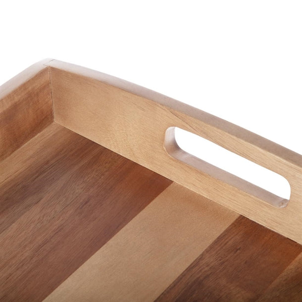 GM266 Olympia Large Acacia Wood Butler Tray 510mm