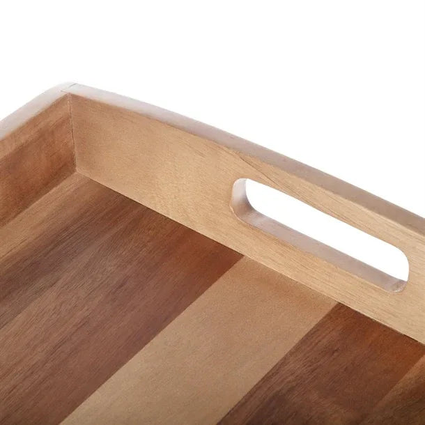 GM266 Olympia Large Acacia Wood Butler Tray 510mm - JD Catering Equipment Solutions Ltd