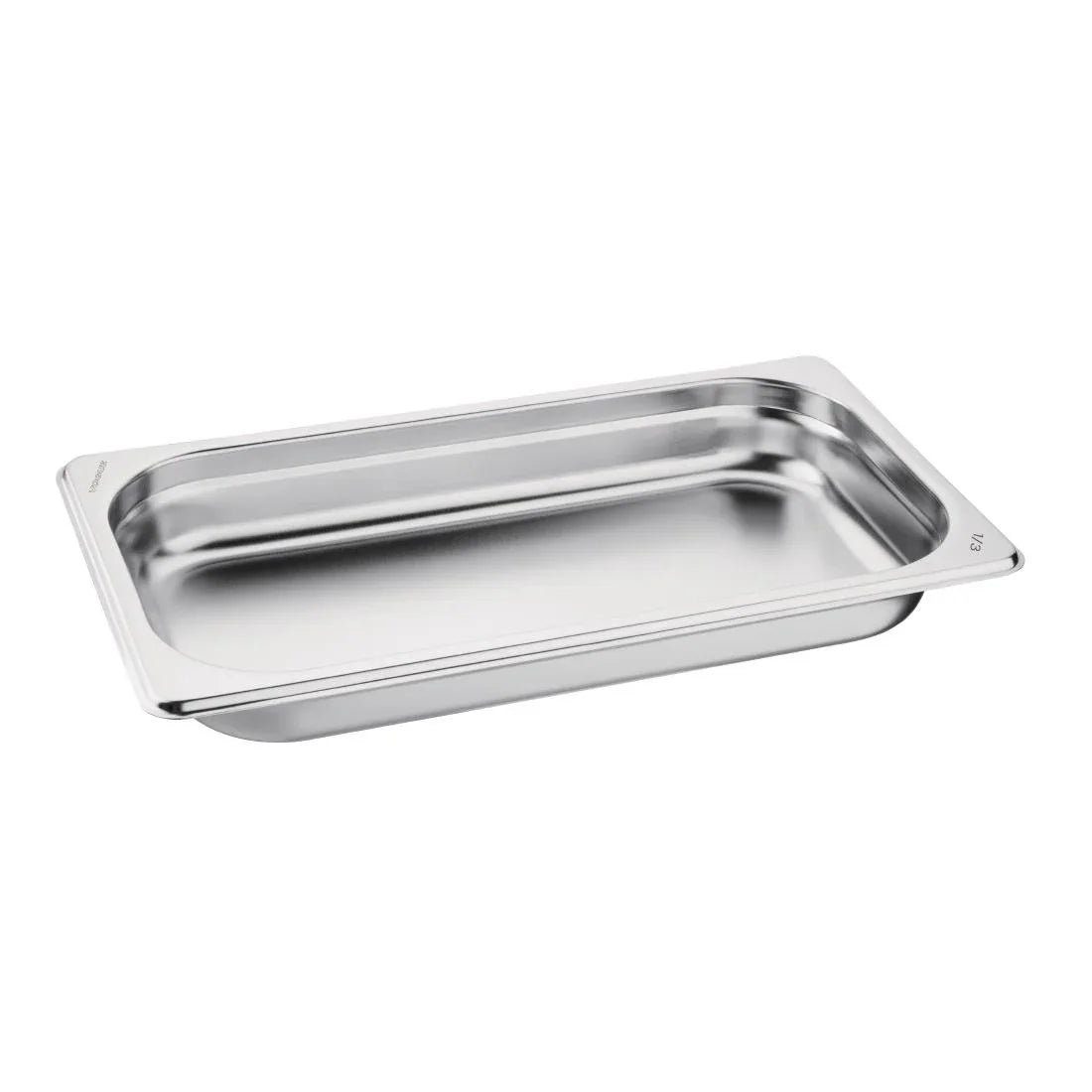 GM311 Vogue Stainless Steel 1/3 Gastronorm Pan 40mm - JD Catering Equipment Solutions Ltd