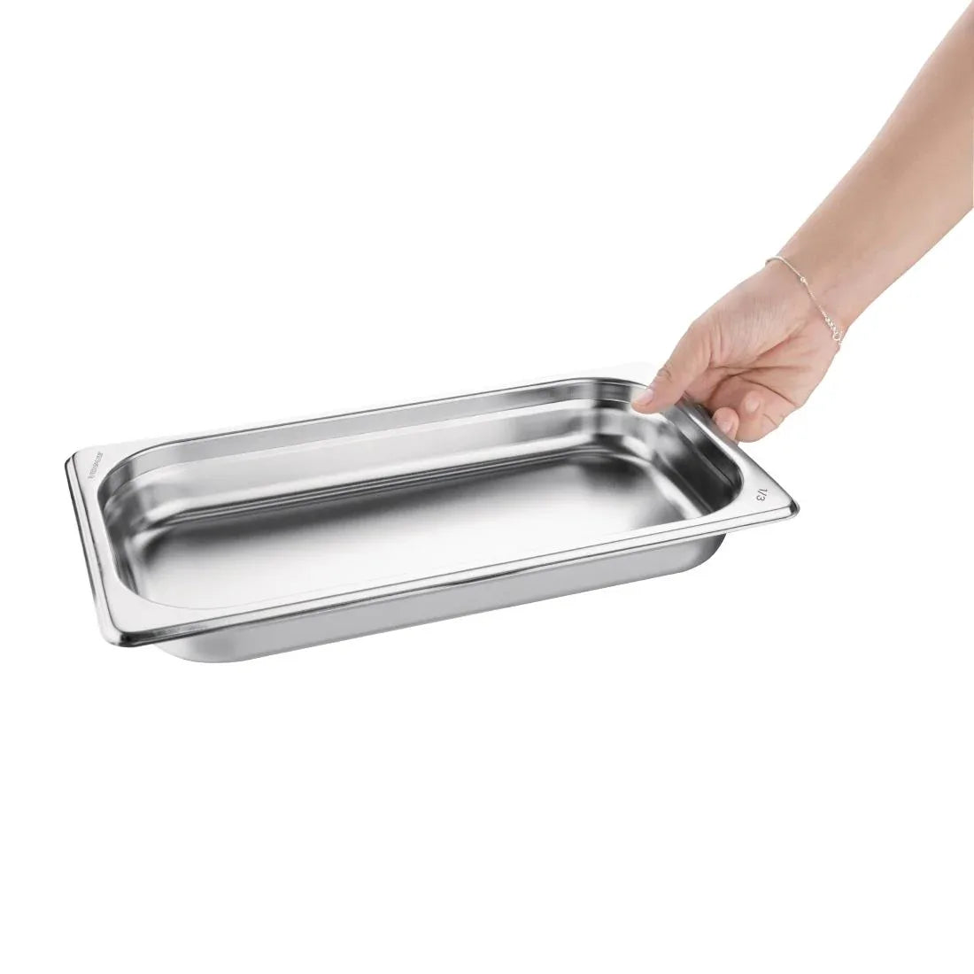 GM311 Vogue Stainless Steel 1/3 Gastronorm Pan 40mm - JD Catering Equipment Solutions Ltd