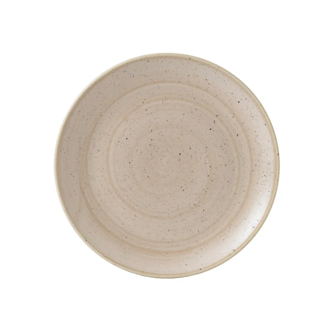 GR934 Churchill Stonecast Coupe Plate Nutmeg Cream 288mm (Pack of 12) - JD Catering Equipment Solutions Ltd