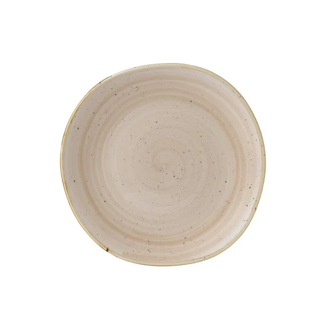 GR948 Churchill Stonecast Round Plate Nutmeg Cream 264mm (Pack of 12) - JD Catering Equipment Solutions Ltd