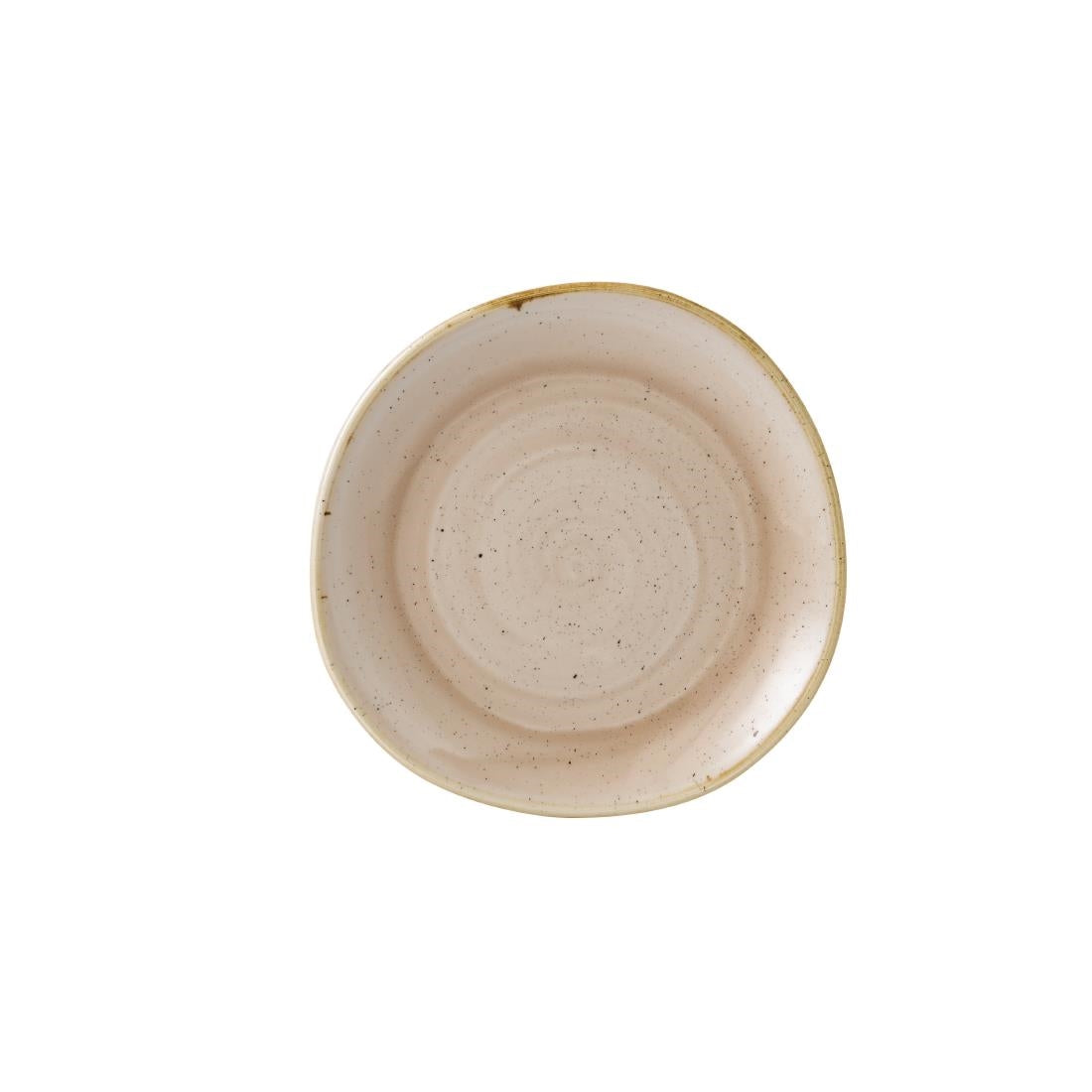 GR949 Churchill Stonecast Round Plate Nutmeg Cream 210mm (Pack of 12)