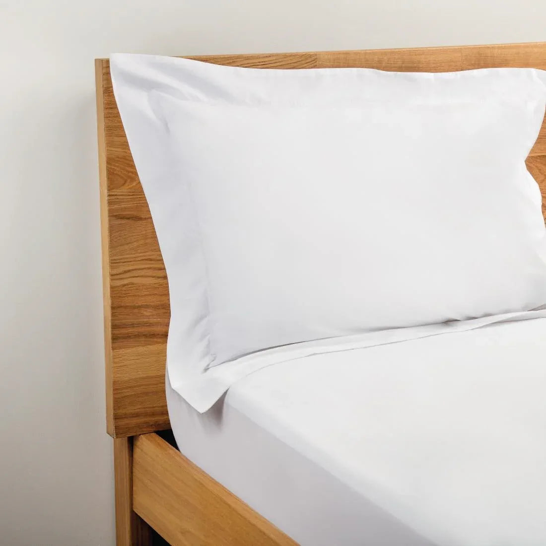 HB924 Mitre Comfort Percale Oxford Pillowcase White - JD Catering Equipment Solutions Ltd