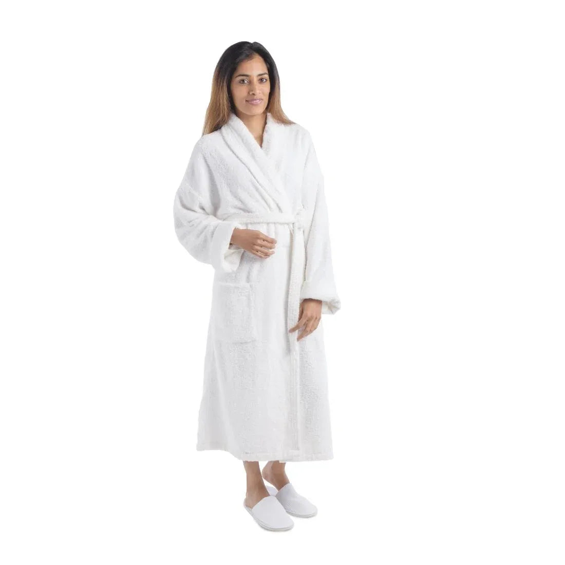 GT893-L Mitre Essentials Verona Bathrobe Large - JD Catering Equipment Solutions Ltd