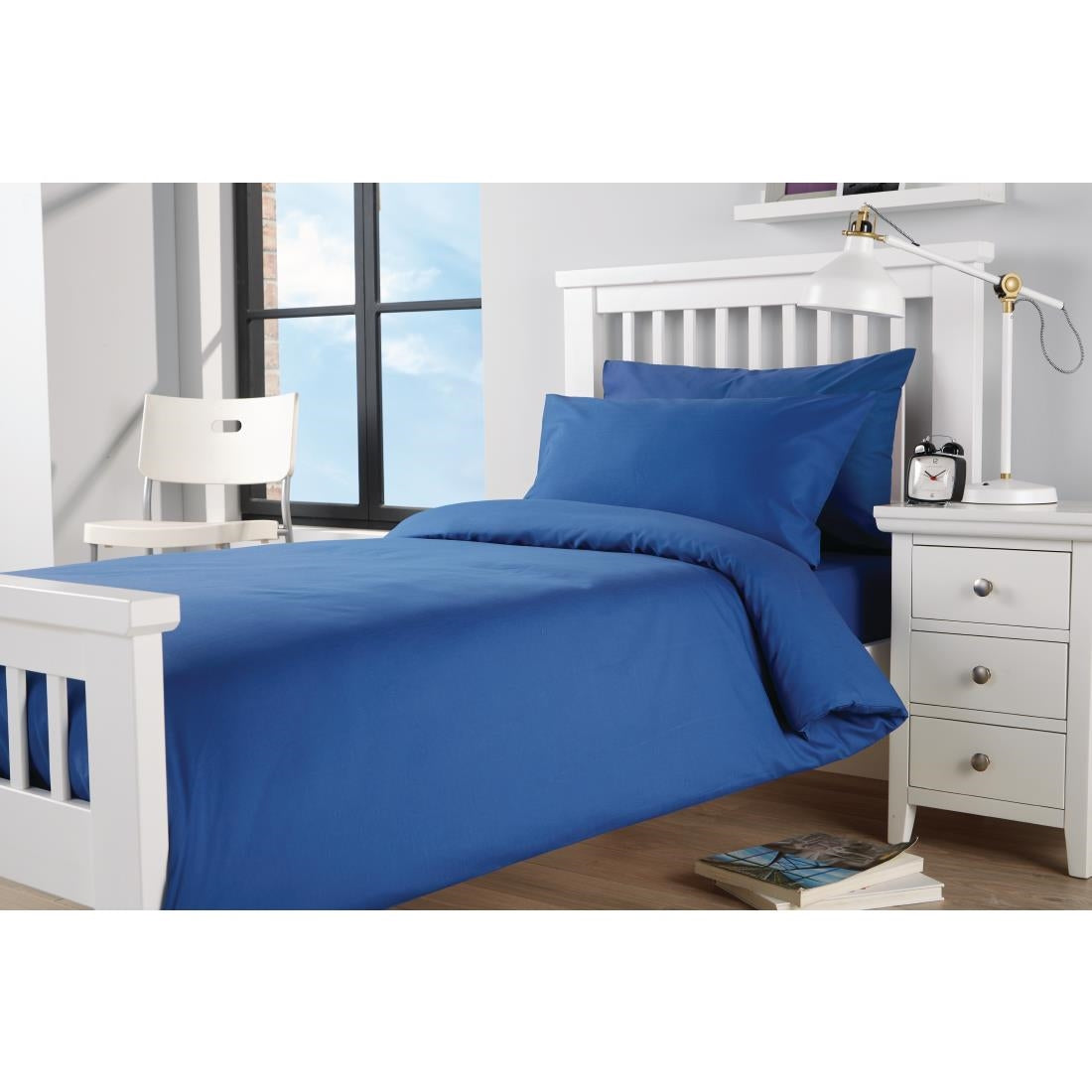GU272 Mitre Essentials Spectrum Duvet Cover Indigo Single