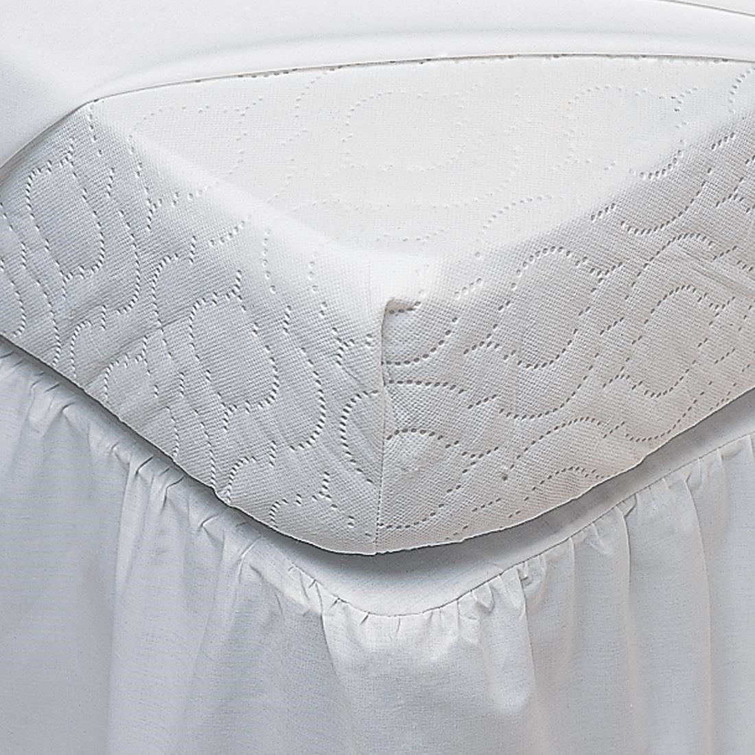 GU563 Mitre Essentials Polyrest Mattress Protectors Small Double White