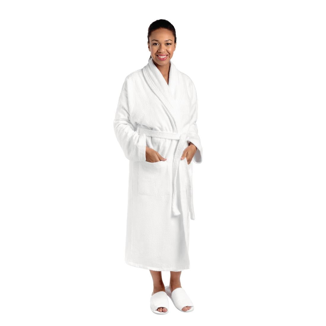 GW402 Mitre Luxury Curzon Bathrobe Extra Large White