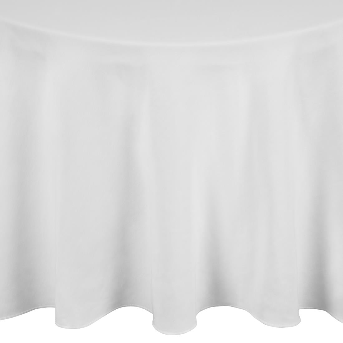 GW438 Mitre Essentials Occasions Round Tablecloth White 1780mm
