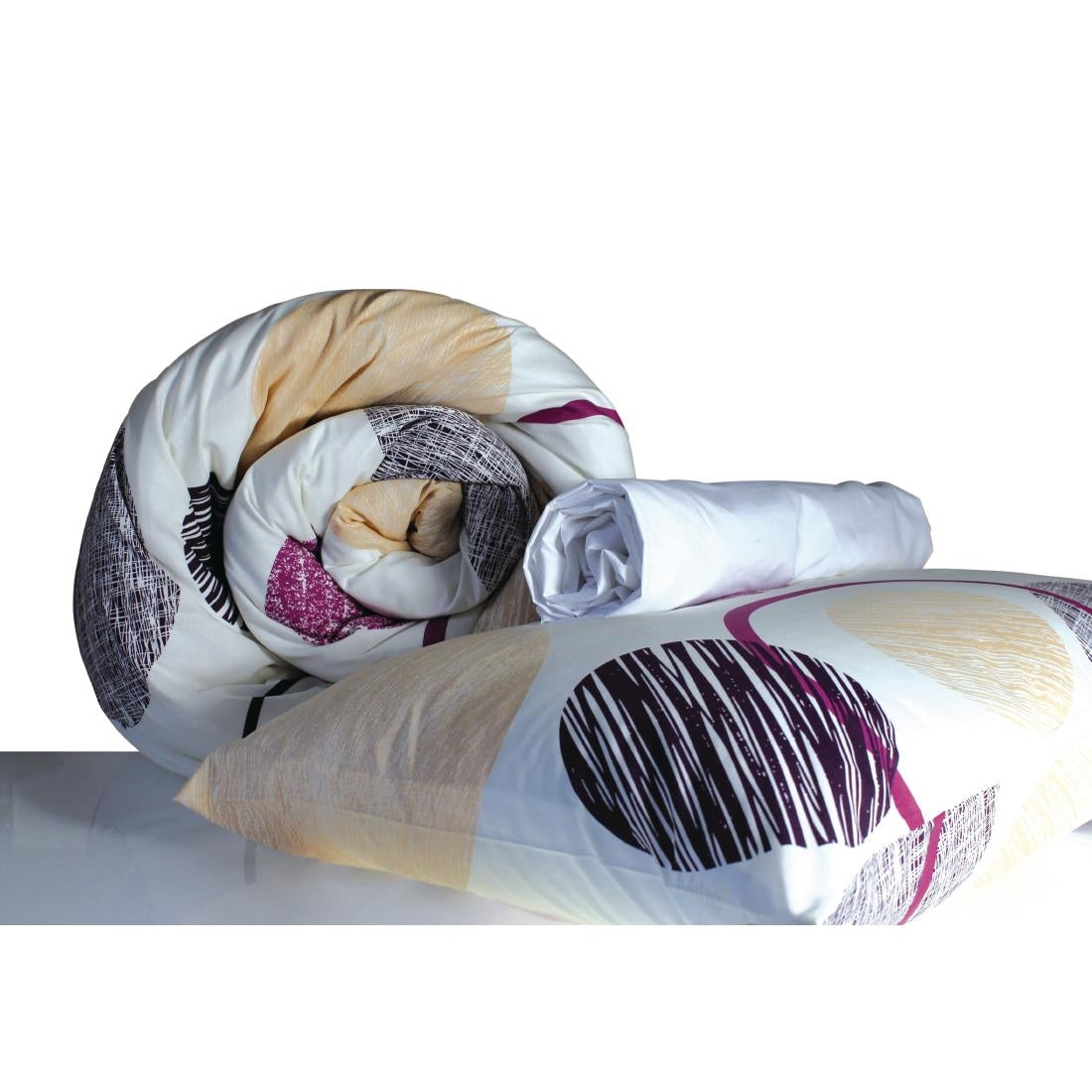 HB525 Mitre Comfort Eclipse Double Bedding Set Purple