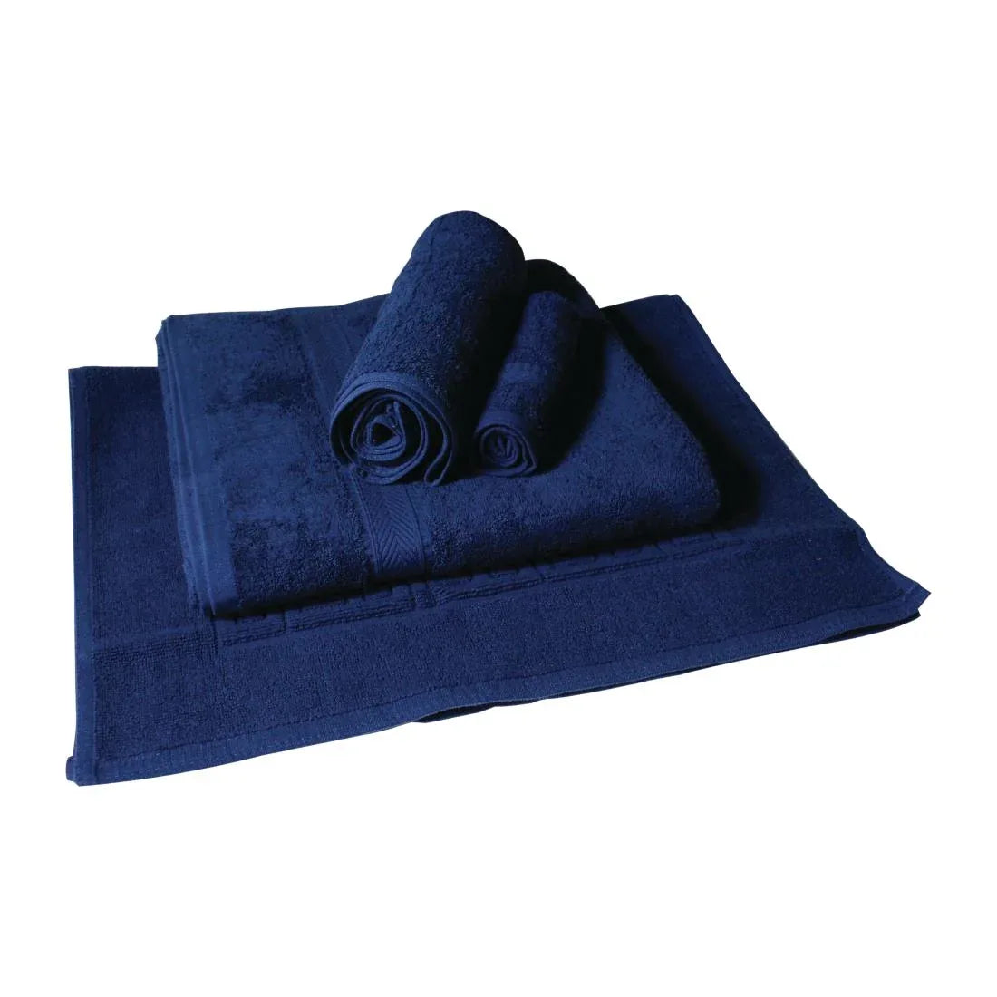 HB538 Mitre Essentials Nova Colour Towel Set Navy - JD Catering Equipment Solutions Ltd