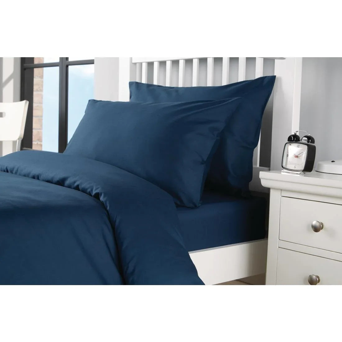 HB920 Mitre Essentials Spectrum Housewife Pillowcase Navy - JD Catering Equipment Solutions Ltd