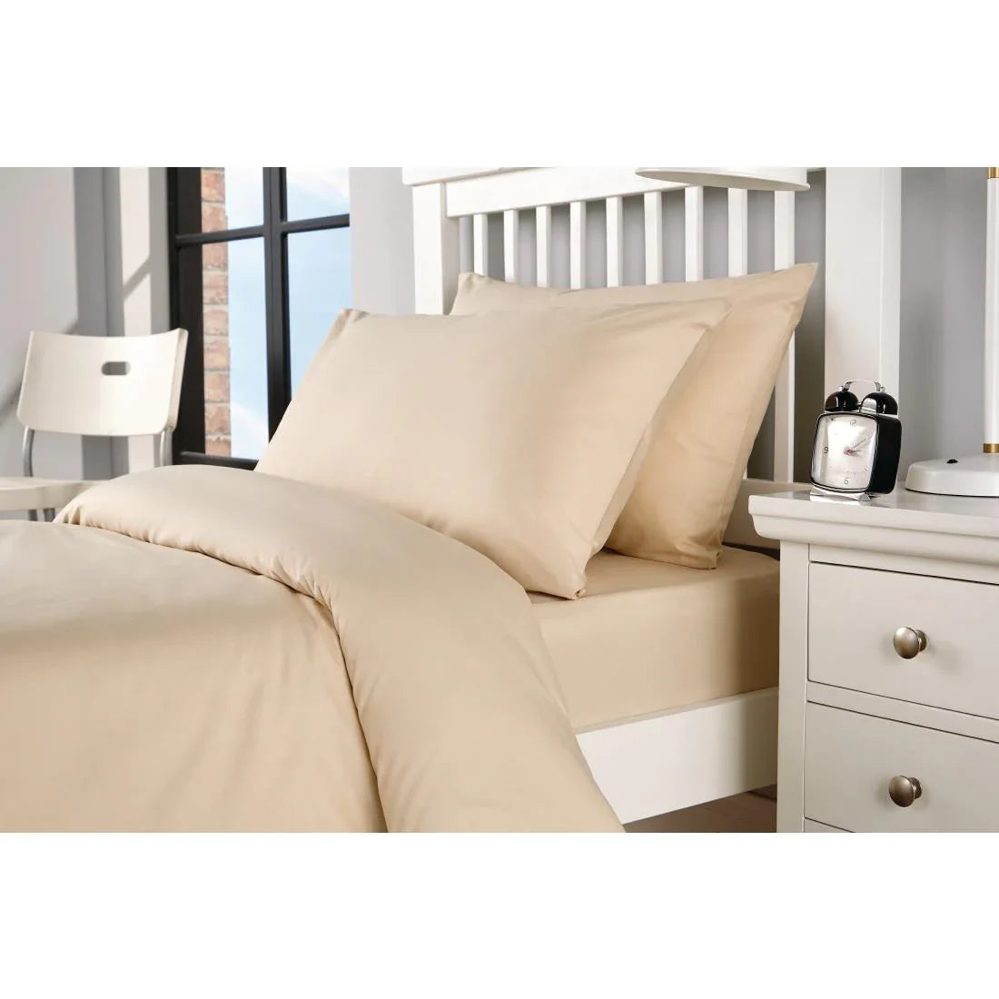 HB921 Mitre Essentials Spectrum Housewife Pillowcase Oatmeal - JD Catering Equipment Solutions Ltd