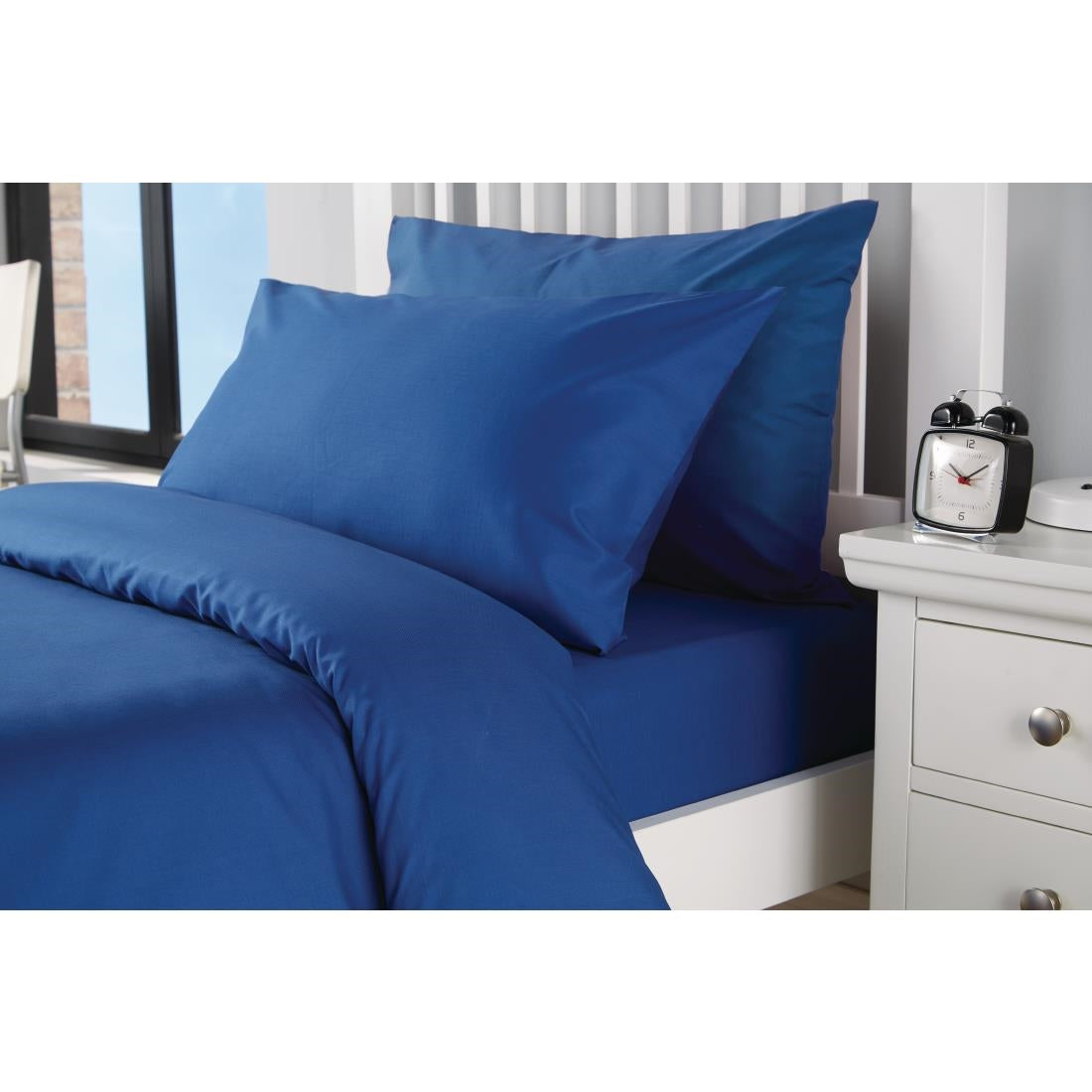 HB922 Mitre Essentials Spectrum Housewife Pillowcase Indigo