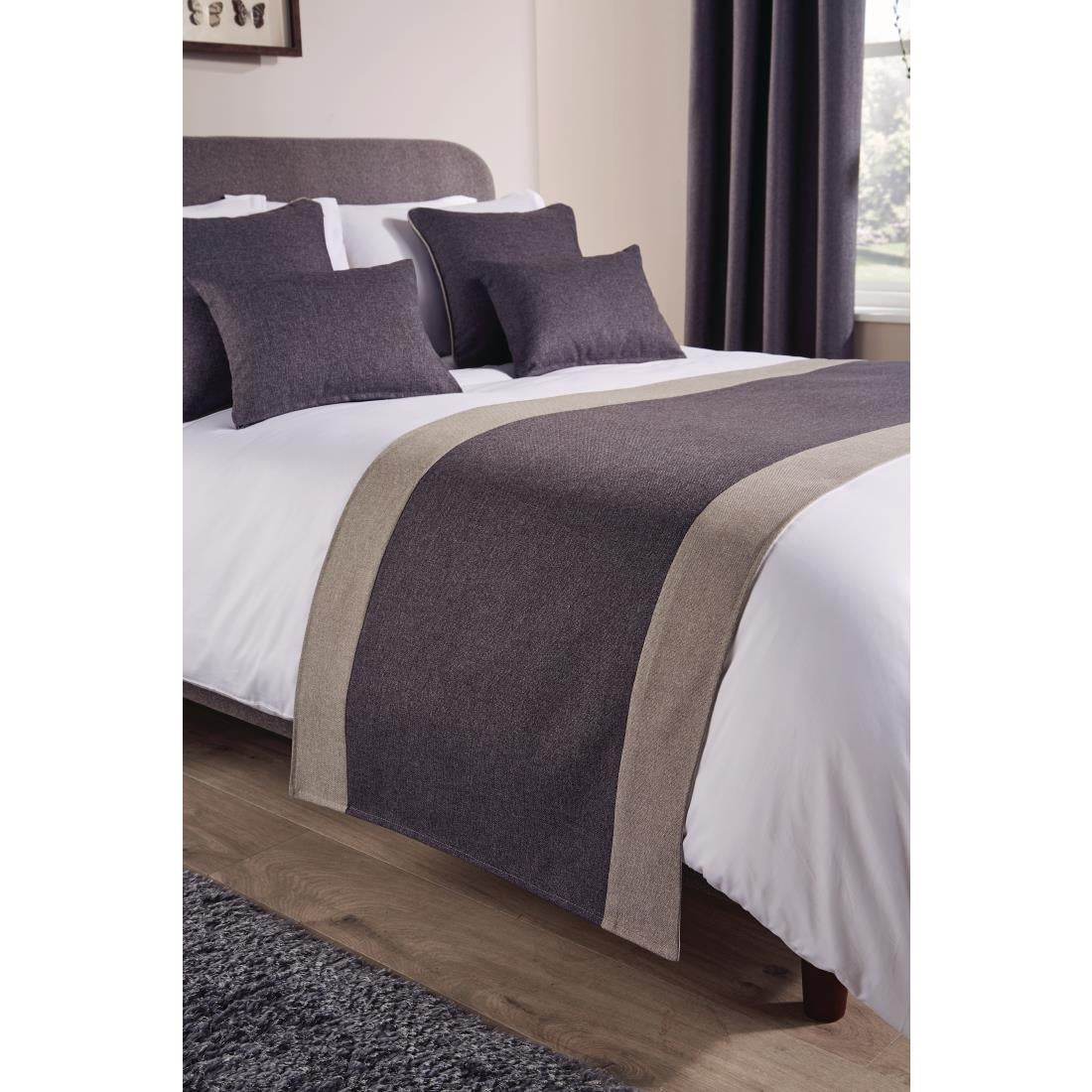 HN225 Comfort Tundra Runner Pewter Super King