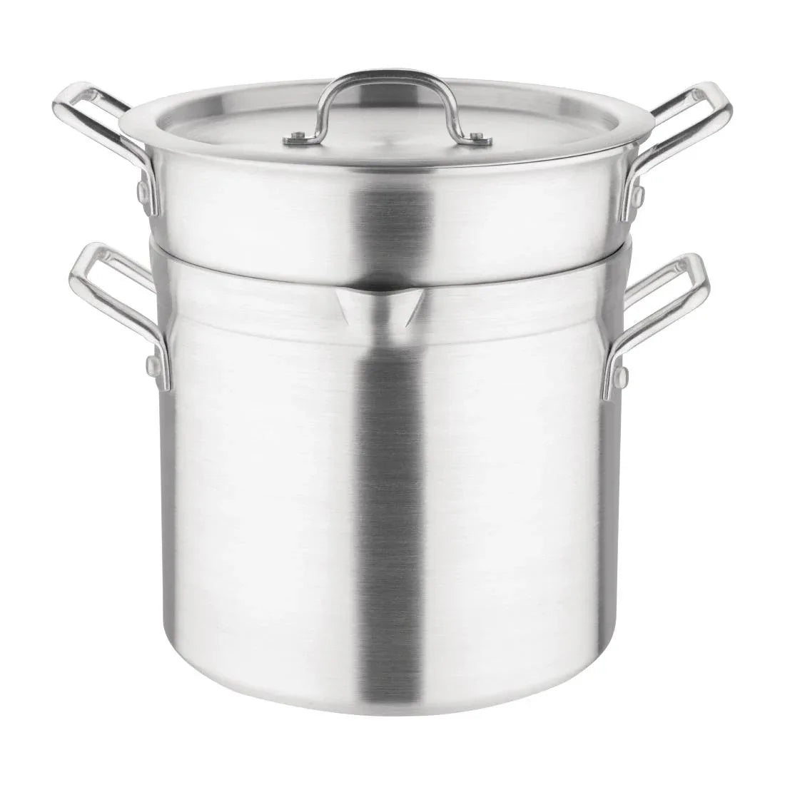 K645 Vogue Aluminium Double Boiler Pan 10Ltr - JD Catering Equipment Solutions Ltd