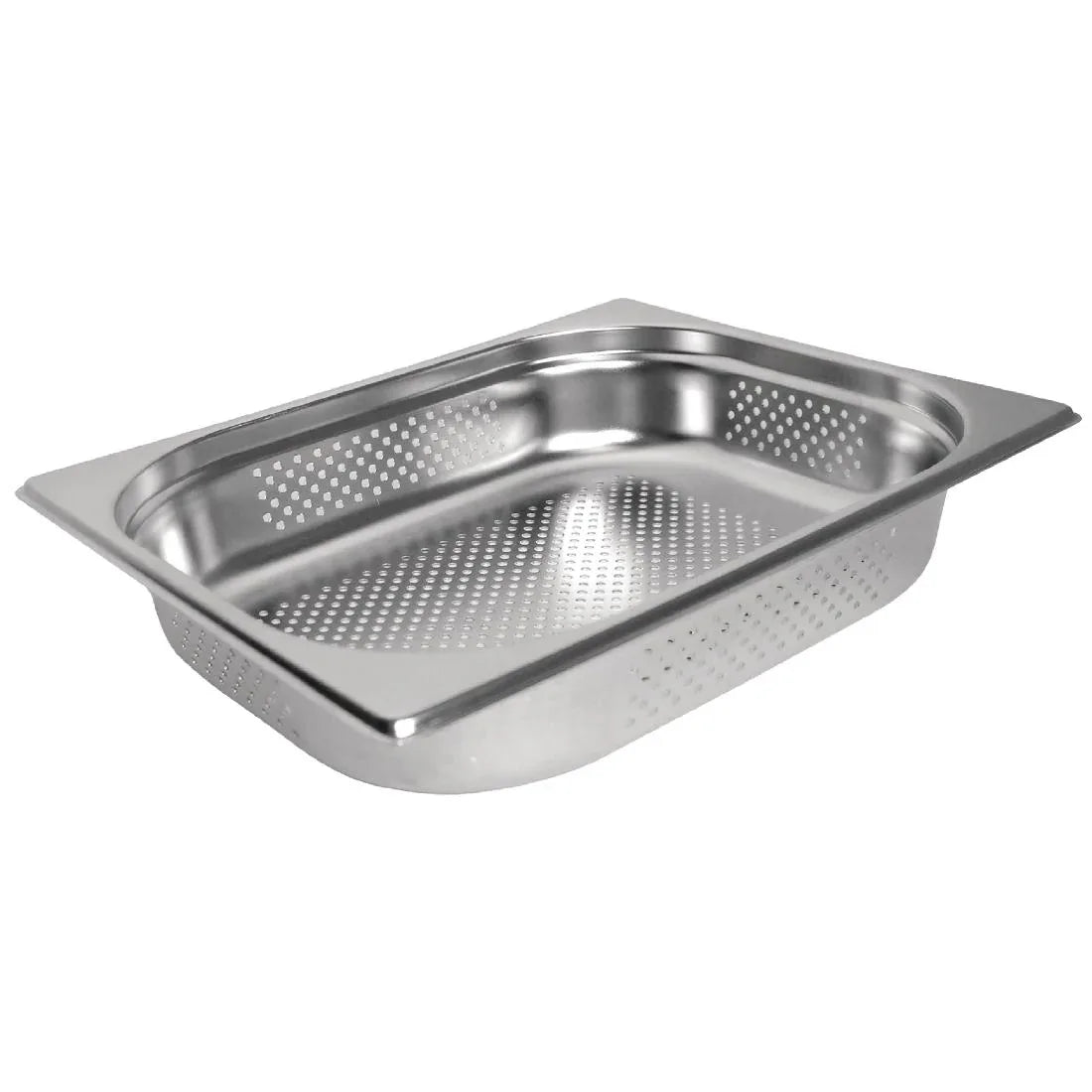 K844 Vogue Stainless Steel Perforated 1/2 Gastronorm Pan 65mm - JD Catering Equipment Solutions Ltd