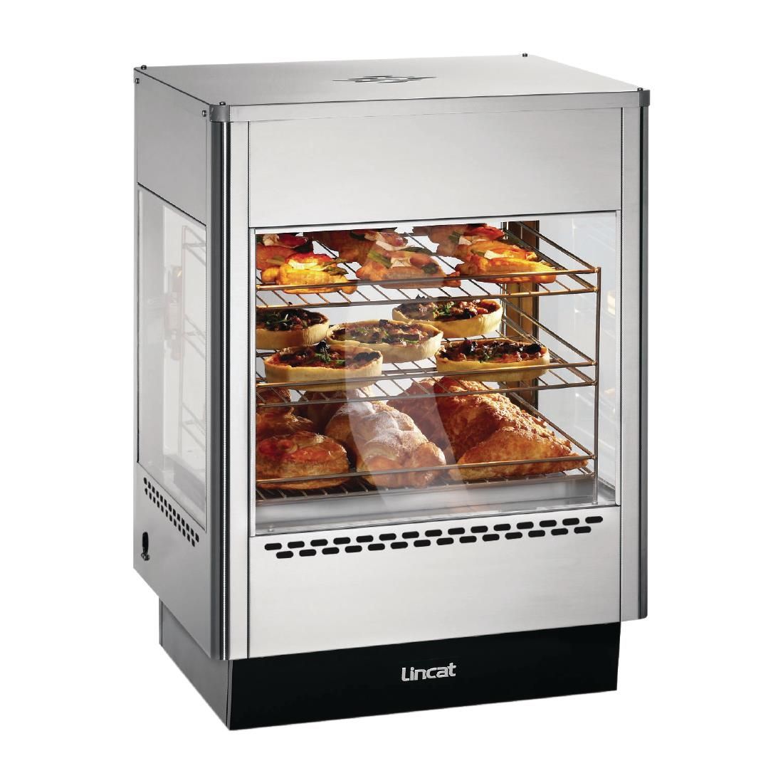 UMS50 - Lincat Seal Counter-top Upright Heated Merchandiser - Static Rack - Single Door - W 562 mm - 1.4 kW