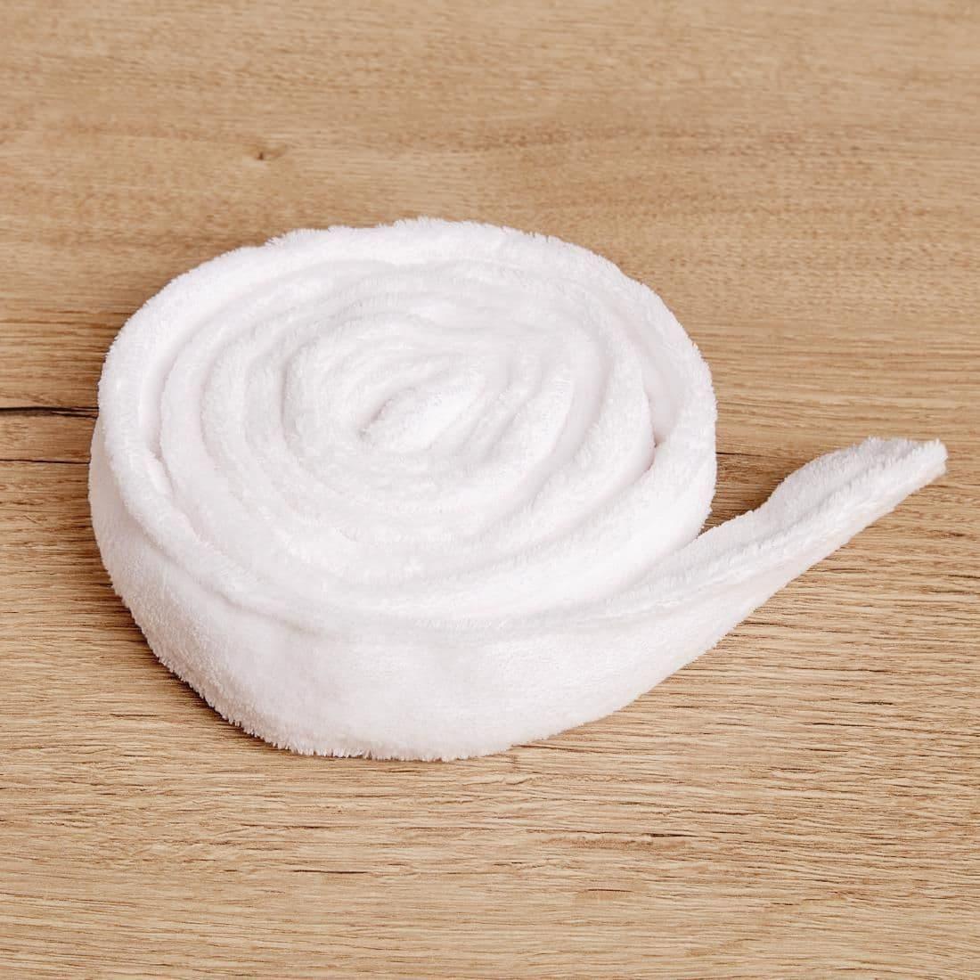 HD061 Mitre Essentials Bathrobe Belts White - JD Catering Equipment Solutions Ltd