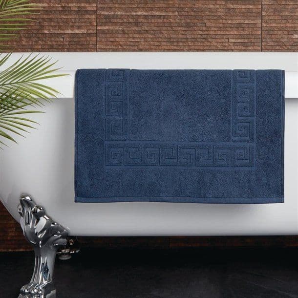 GW373 Mitre Essentials Nova Bath Mat Navy