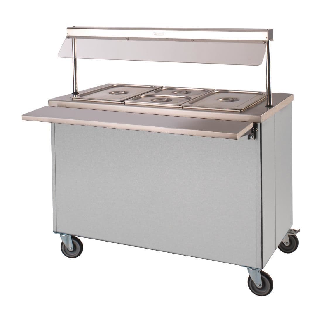 DT596 Moffat Mobile Hot Cupboard with Dry Heat Bain Marie 3FBM