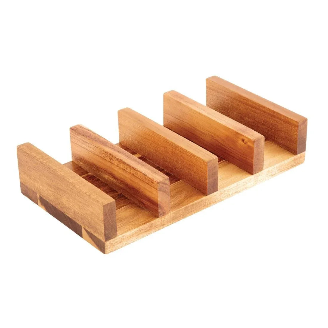 CK970 Olympia Acacia Wood Taco Stand - JD Catering Equipment Solutions Ltd
