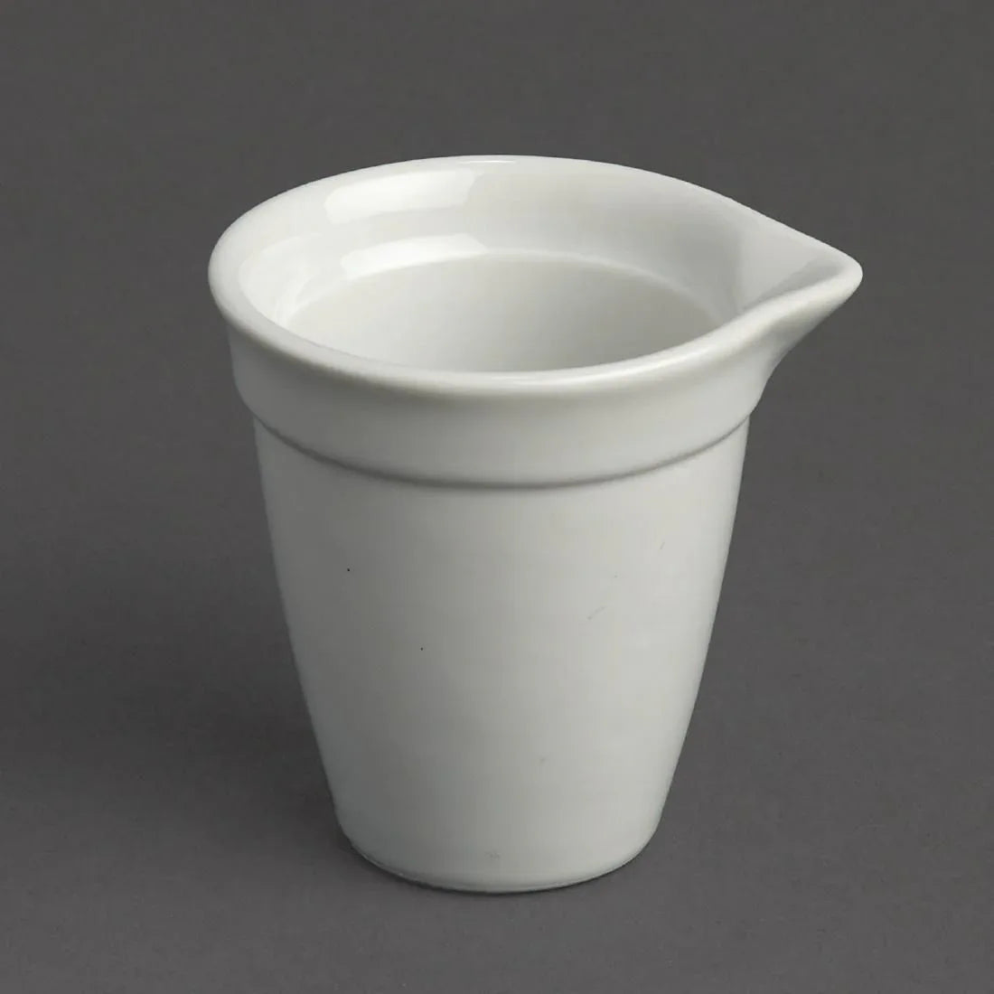 CL114 Olympia Bistro Milk Jug White 42ml (Pack of 12) - JD Catering Equipment Solutions Ltd