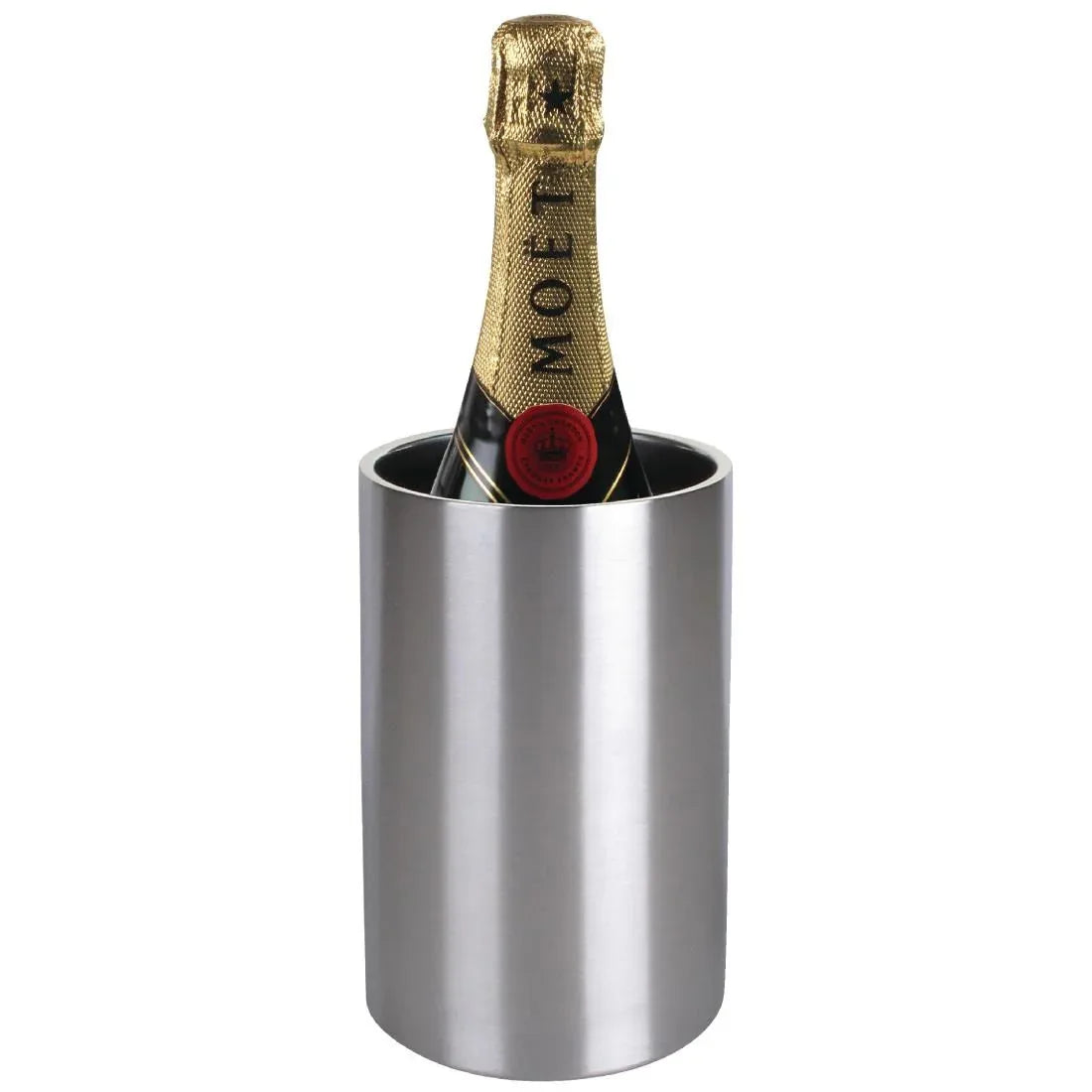 C386 Olympia Brushed Stainless Steel Wine And Champagne Cooler - JD Catering Equipment Solutions Ltd