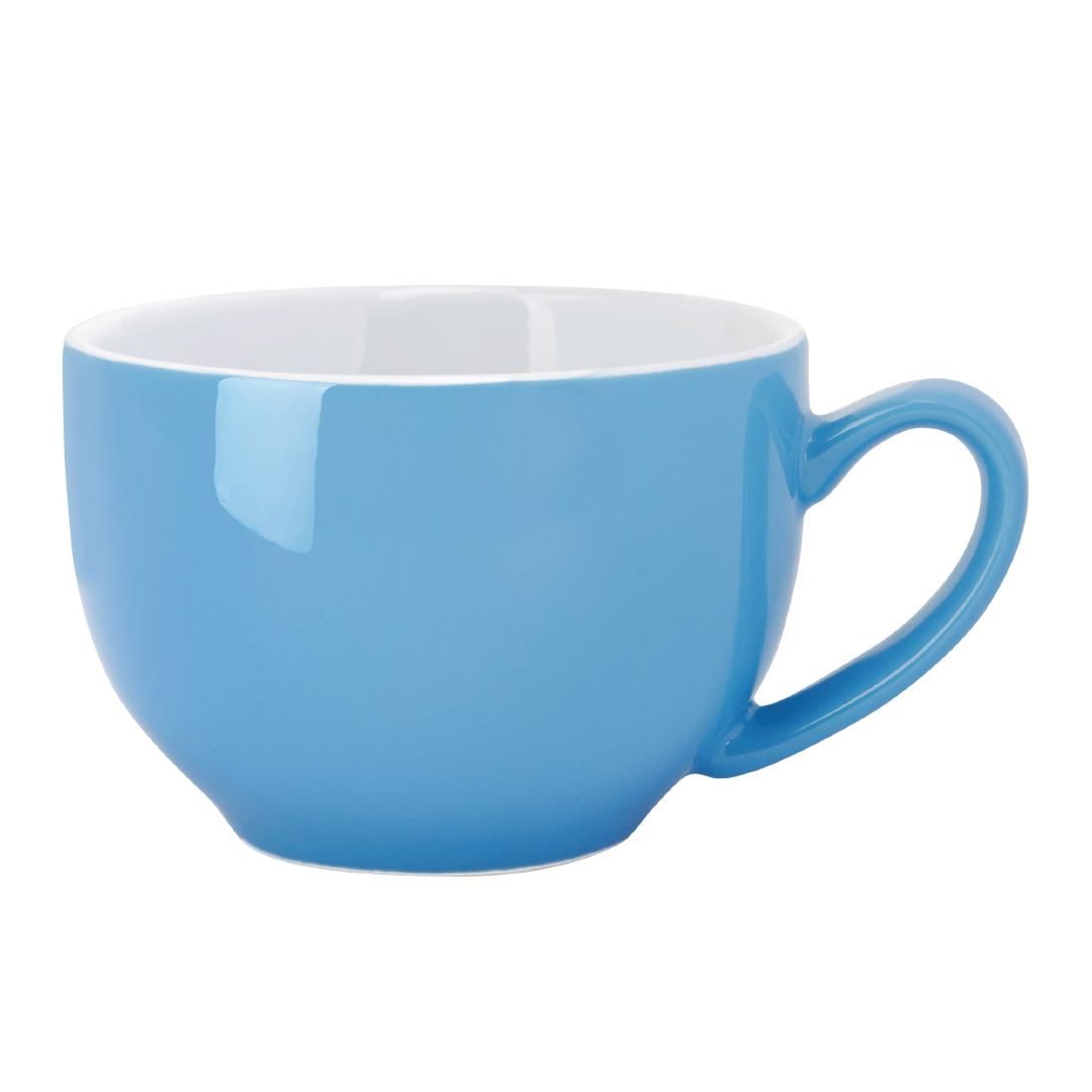 HC404 Olympia Cafe Cappuccino Cup Blue 340ml (Pack of 12)