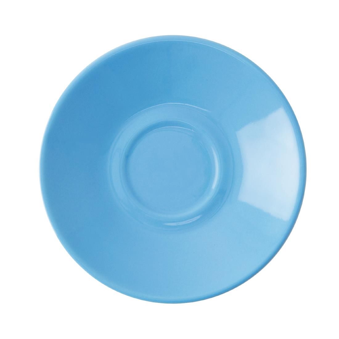 HC406 Olympia Cafe Espresso Saucers Blue (Pack of 12)