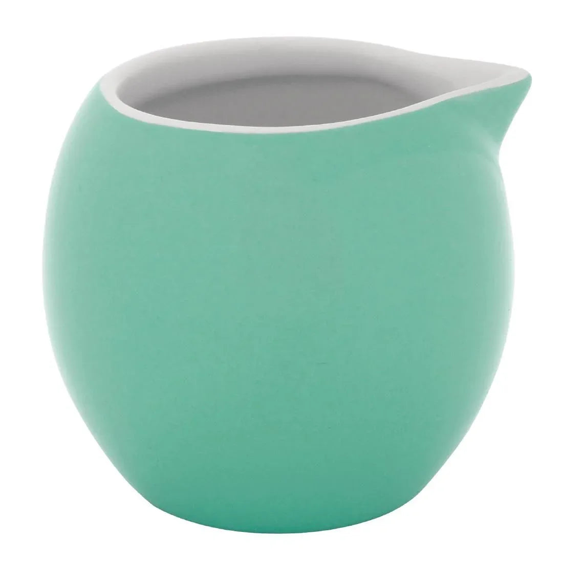 CM756 Olympia Cafe Milk Jug Aqua 70ml (Pack of 6) - JD Catering Equipment Solutions Ltd