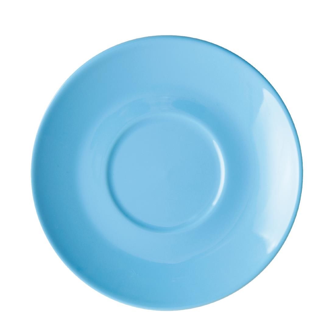 HC407 Olympia Cafe Saucer Blue 158mm (Pack of 12)